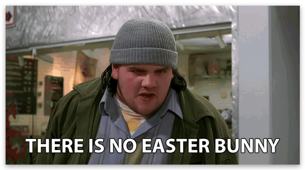 "No Easter Bunny" Sticker – Jay and Silent Bob