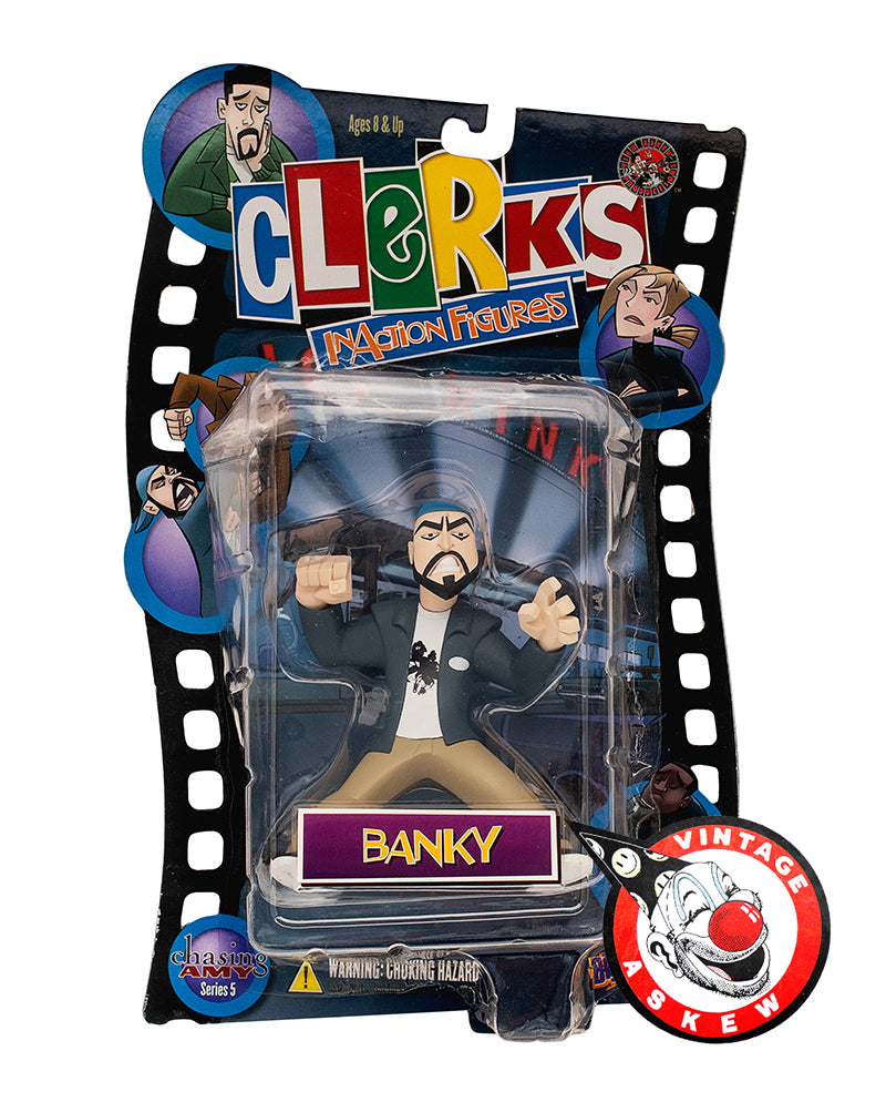 Figurine d'inaction vintage « Banky » (signée par Jason Lee)