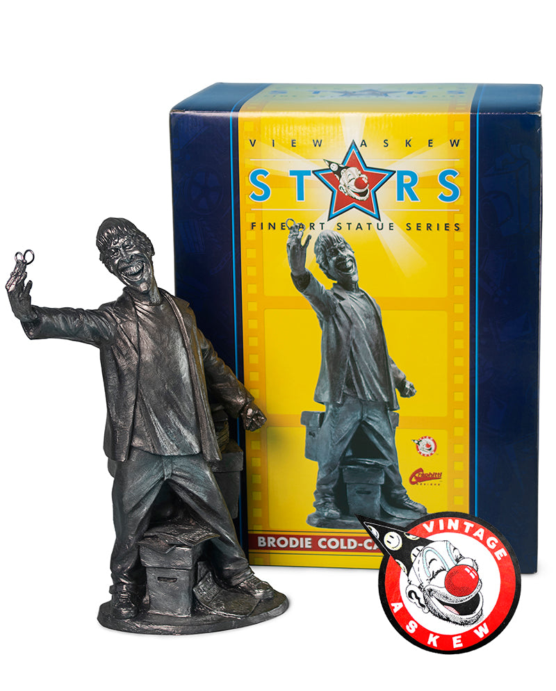 Statue vintage « Brodie » en fonte à froid