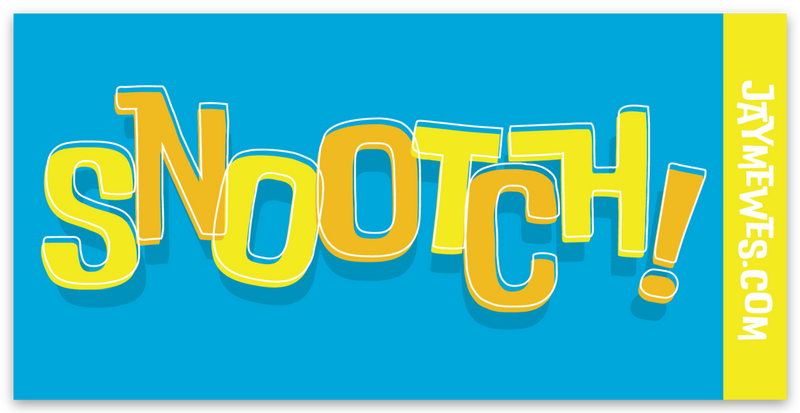 "Snootch!" Sticker