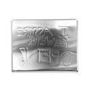 Panneau en étain « Je vous assure » ​​(signé)