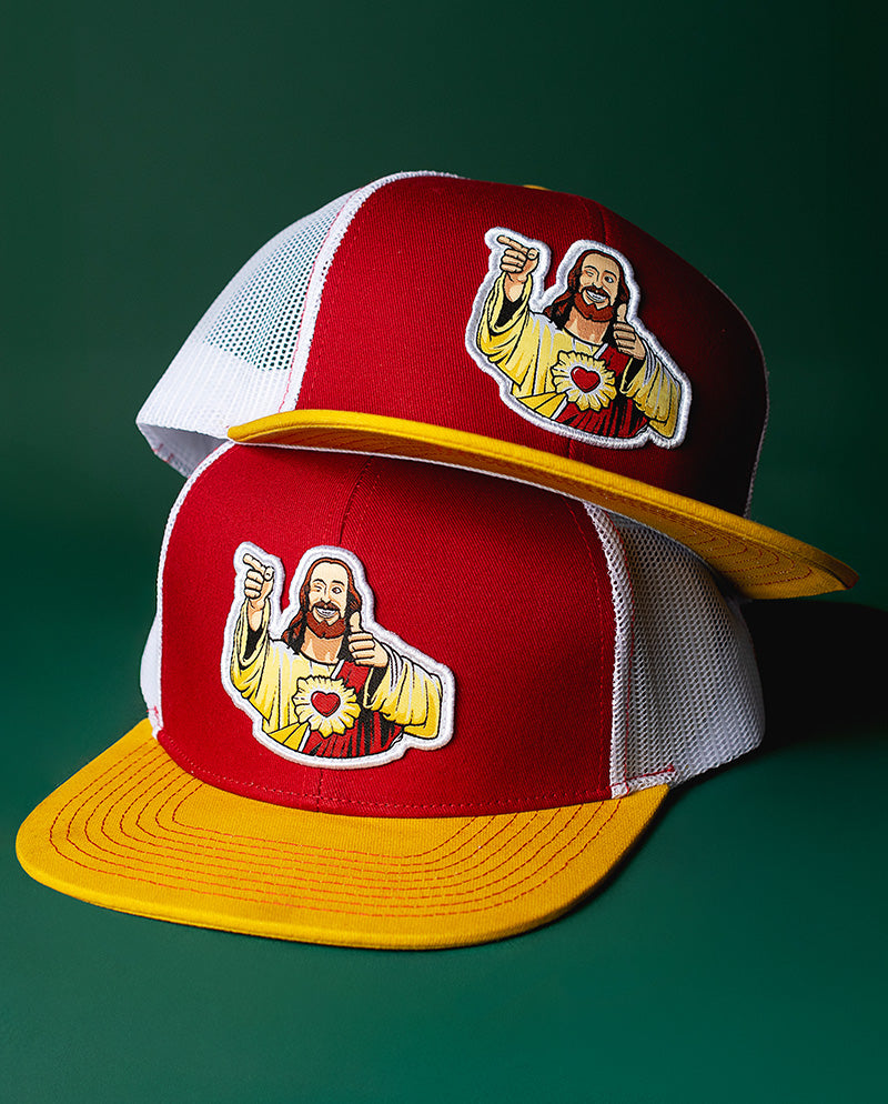 Buddy Christ Mesh Snapback