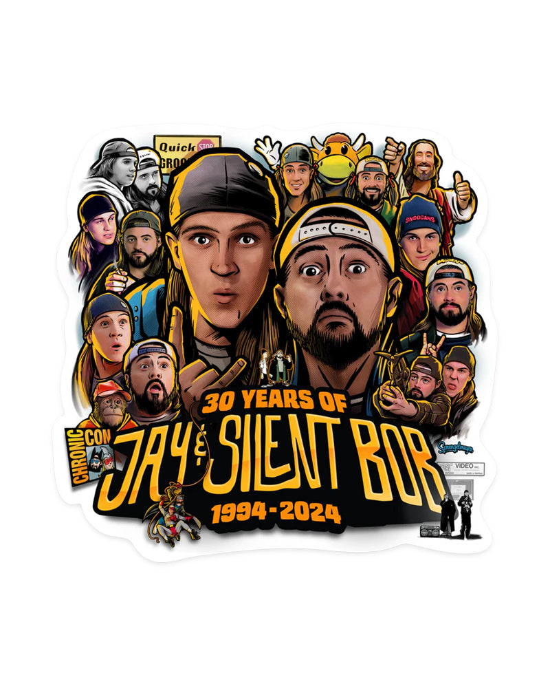 "30 ans de Jay et Silent Bob" Sticker