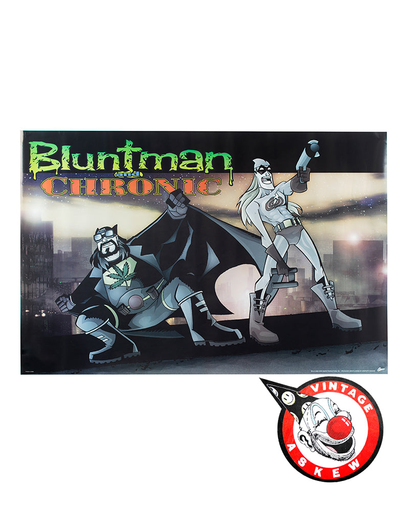 Affiche vintage "Bluntman &amp; Chronique"