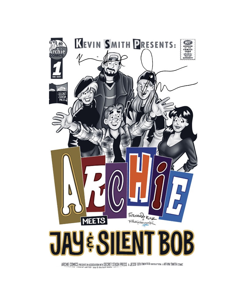 Archie Meets Jay & Silent Bob, Fernando Ruiz Cover (B&W)