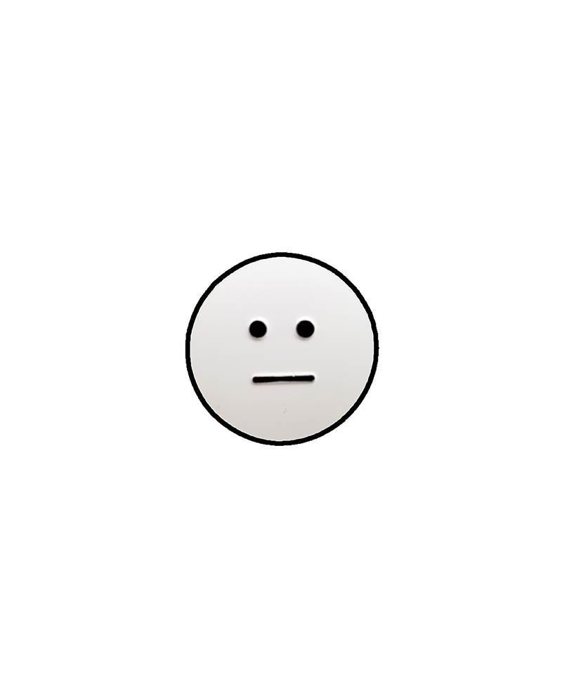 "Not So Smiley" Pin