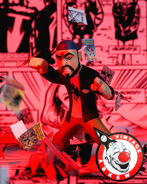 Figurine d'inaction vintage « Banky » (signée par Jason Lee)